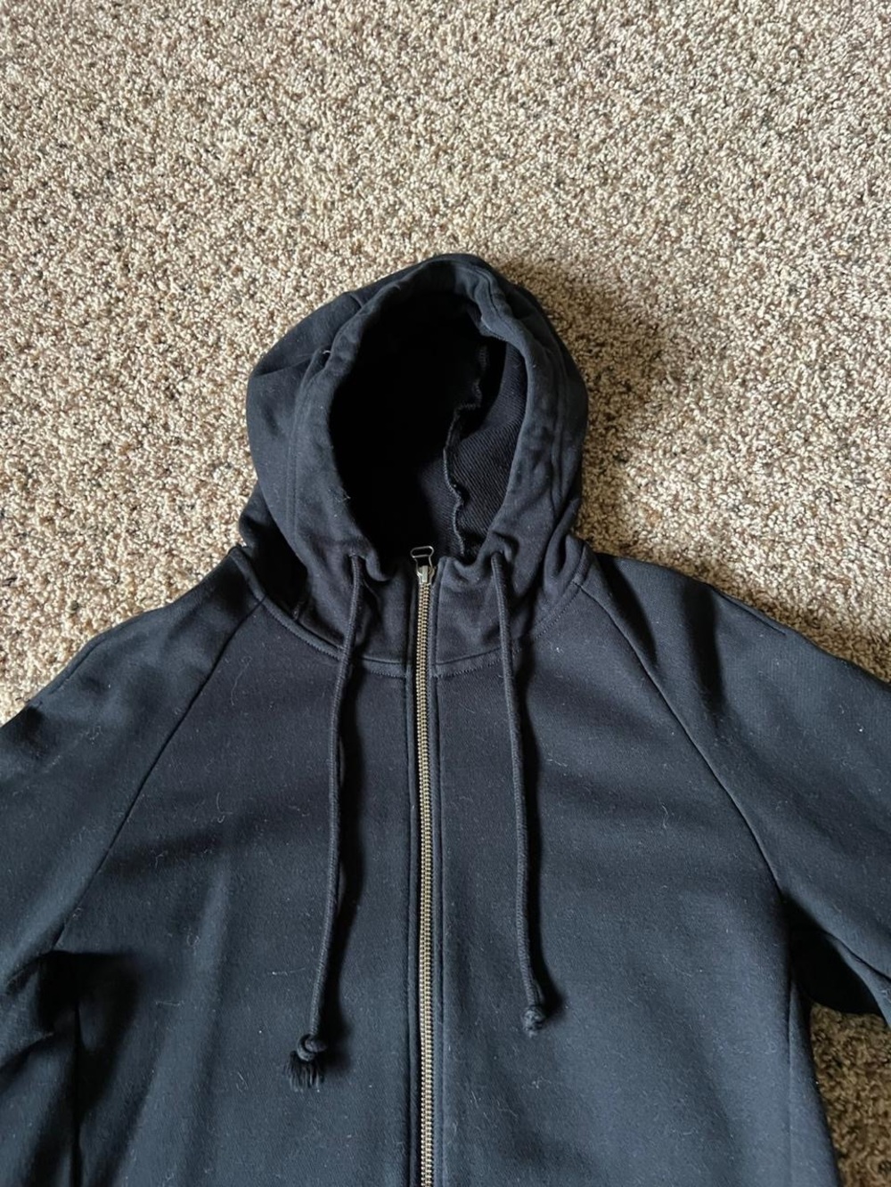 adidas Men's Black Lightweight Zip-Up Hoodie Jacket